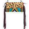 Women's Cheetah With Fringe Purse 1 Women's Cheetah With Fringe Purse -Ladies Western Cowboy Shop 0000 ADBG344C CHE
