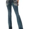 Women's W Pocket Bootcut Jeans -Ladies Western Cowboy Shop 0021 EB61546 back