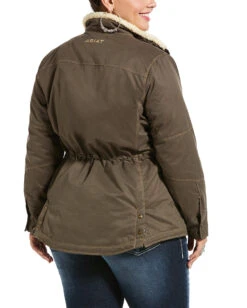 Ariat Women's REAL Grizzly Jacket -Ladies Western Cowboy Shop 10032988 0003 F20 WMS WEST Gaglione 10032988 Plus back