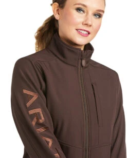 Ariat Women's REAL Team Patriot Softshell Jacket -Ladies Western Cowboy Shop 10033520 0004 F20 WMS WEST 10033520 detail05