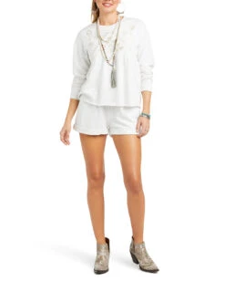 Ariat Women's Cheers Shorts -Ladies Western Cowboy Shop 10036342 0001 S21 WMS WEST 10036342 full