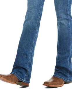 Ariat Women's R.E.A.L. Mid Rise Patricia Boot Cut Jean -Ladies Western Cowboy Shop 10036812 0001 F21 WEST WMS 10036812 detail01