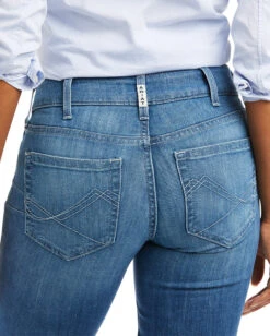 Ariat Women's R.E.A.L. Mid Rise Patricia Boot Cut Jean -Ladies Western Cowboy Shop 10036812 0003 F21 WEST WMS 10036812 detail03