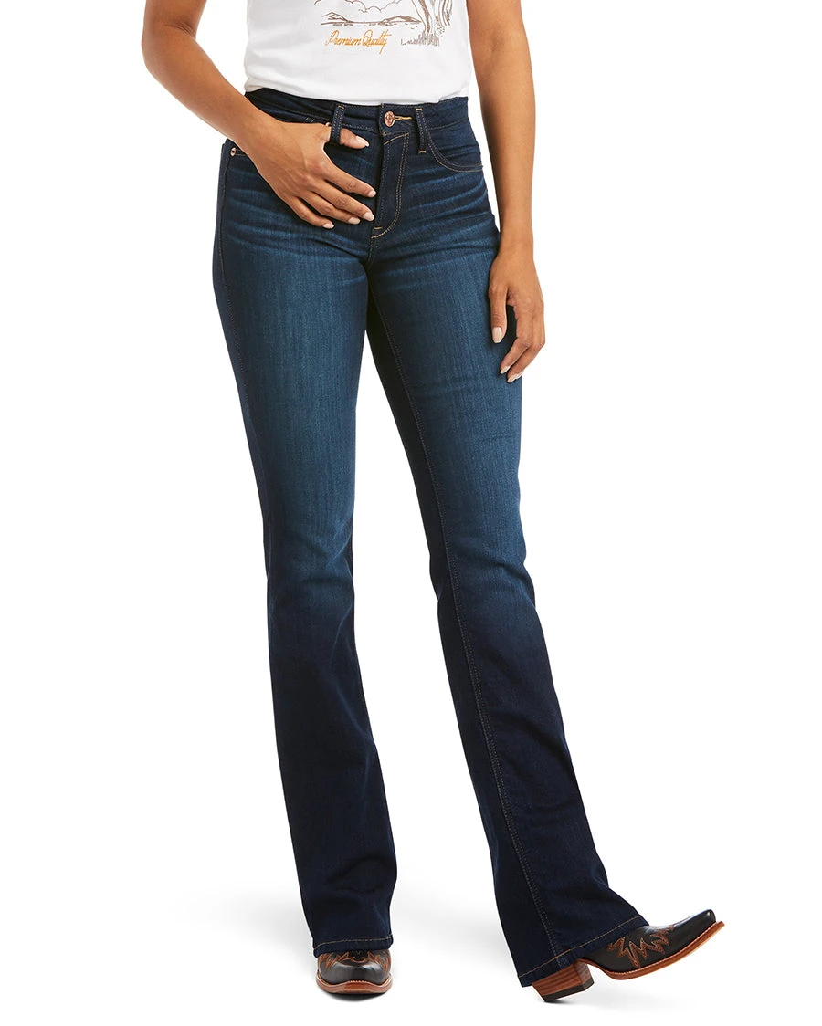 Ariat Women's R.E.A.L. High Rise Ballary Boot Cut Jean 4 Ariat Women's R.E.A.L. High Rise Ballary Boot Cut Jean - Image 2
