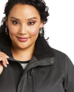 Ariat Women's REAL Grizzly Jacket -Ladies Western Cowboy Shop 10037470 0002 F21 WMS WEST 10037470 detail01 plus