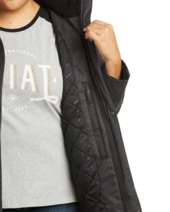 Ariat Women's REAL Grizzly Jacket -Ladies Western Cowboy Shop 10037470 0005 F21 WMS WEST 10037470 detail03 plus