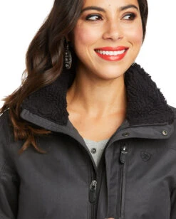 Ariat Women's REAL Grizzly Jacket -Ladies Western Cowboy Shop 10037470 0006 F21 WMS WEST 10037470 detail04