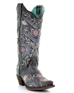 Corral Women's Heavy Floral Embroidered Boots 23 Corral Women's Heavy Floral Embroidered Boots -Ladies Western Cowboy Shop 10 933a10ba ebad 4d82 8ac6 8d2c36851a6f