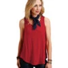 Stetson Women's Sleeveless Tank -Ladies Western Cowboy Shop 1103705142038RE 0000 1103705142038a