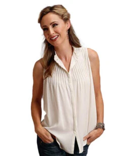 Stetson Women's Crepe Blouse