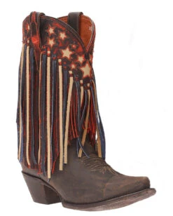 Dan Post Womens Liberty Fringe Boots