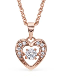 Montana Silversmiths Let's Dance A Little Dance Heart Necklace