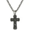 Montana Silversmiths Stainless Barbed Wire Cross Necklace -Ladies Western Cowboy Shop 1 ad6724f4 cb77 4be3 8484 a4a1935964a1
