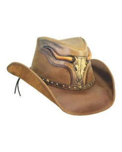 Dallas "The Steer" Leather Hat