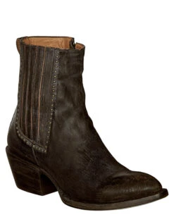 Lucchese Women's Adele Studded Gore Short Boots