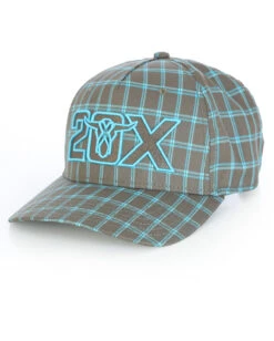 Wrangler 20X Plaid Logo Ball Cap