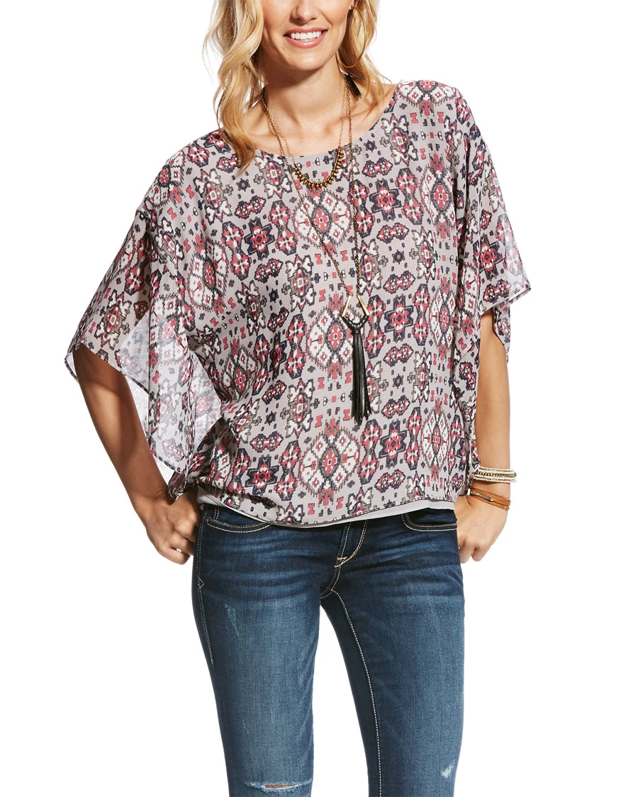 Ariat Womens Jessa Aztec Blouse 3 Ariat Womens Jessa Aztec Blouse