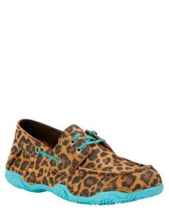 Ariat Womens Caldwell Leopard Print Casual Shoes