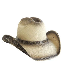 Leather Wings Straw Hat