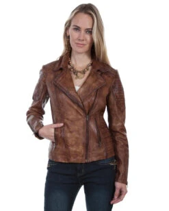 Scully Women's Quilted Leather Jacket