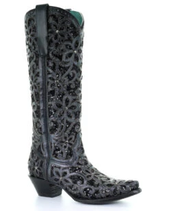 Corral Women's Full Floral Inlay Boots