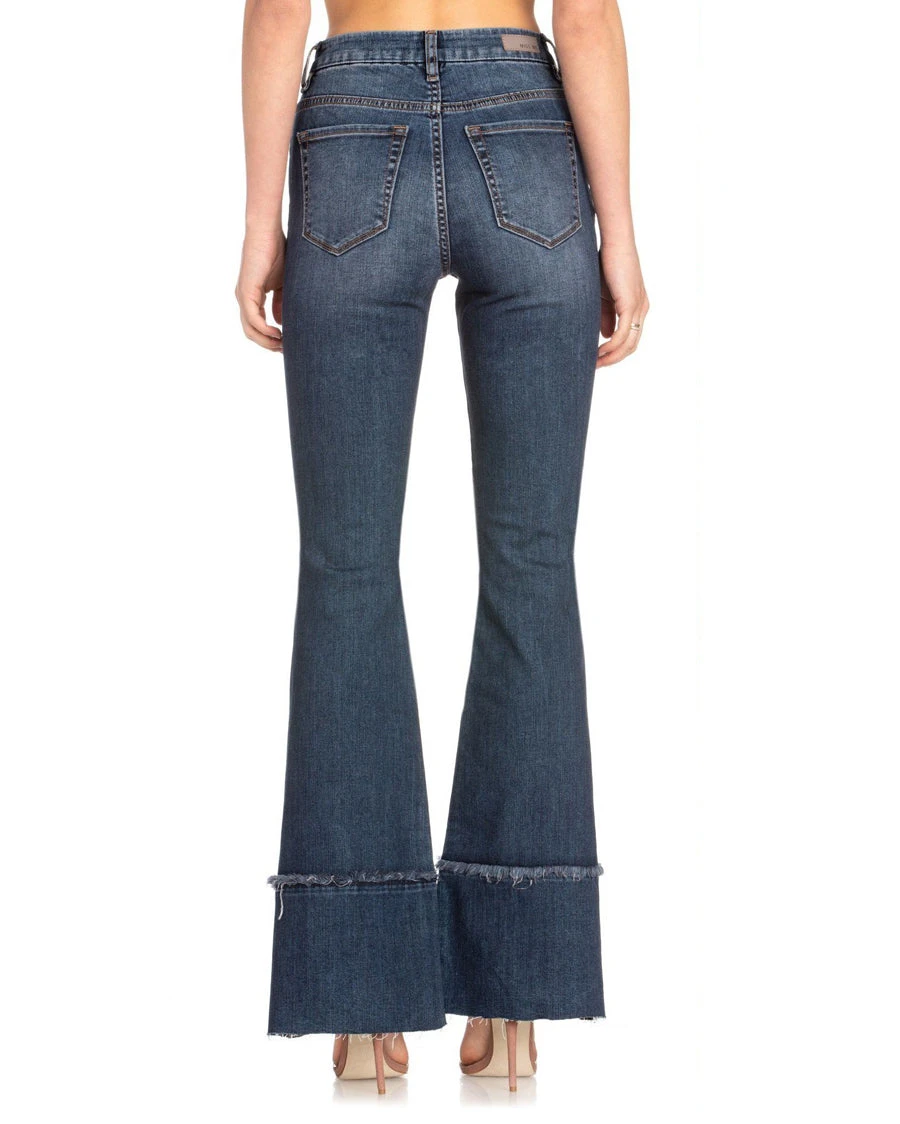 Women's Solid Flare Jeans 3 Women's Solid Flare Jeans