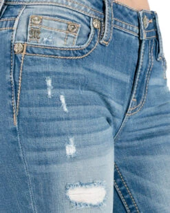 Women's Easy Comfort Straight Jeans -Ladies Western Cowboy Shop 202203MMJ 0041 M3636T32 L241 D