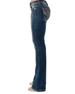 Women's Twist It Up Bootcut Jeans -Ladies Western Cowboy Shop 202203MMJ 0047 M3444B42 B