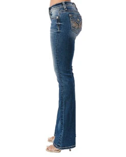 Women's Winged Madness Bootcut Jeans 9 Women's Winged Madness Bootcut Jeans -Ladies Western Cowboy Shop 202203MMJ 0052 M3080B25 B