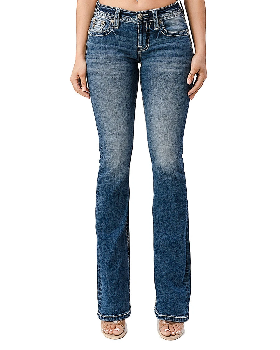 Women's Winged Madness Bootcut Jeans 4 Women's Winged Madness Bootcut Jeans - Image 2