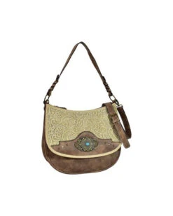 Justin Women's Lace Accents Crossbody Purse