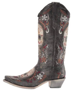 Corral Women's Sugar Skull Western Boots -Ladies Western Cowboy Shop 2 0002 Layer6