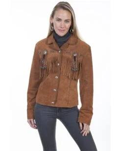 Scully Women's Boar Suede & Beaded Fringe Jacket