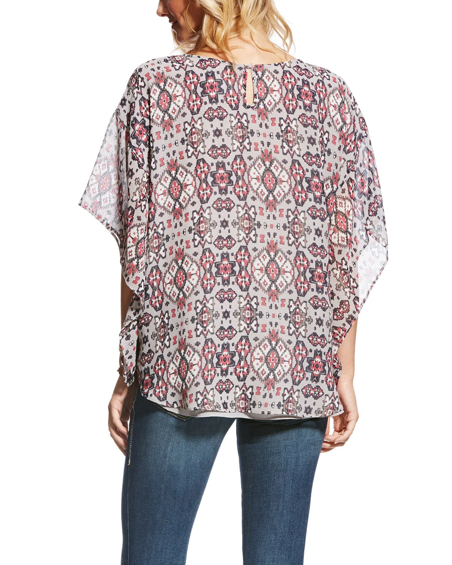 Ariat Womens Jessa Aztec Blouse 4 Ariat Womens Jessa Aztec Blouse - Image 2