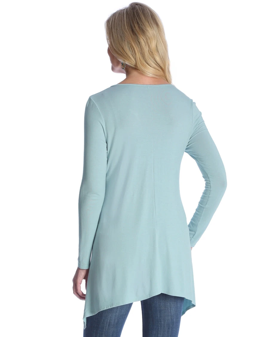 Wrangler Womens Shark Bite Long Sleeve Blouse 4 Wrangler Womens Shark Bite Long Sleeve Blouse - Image 2