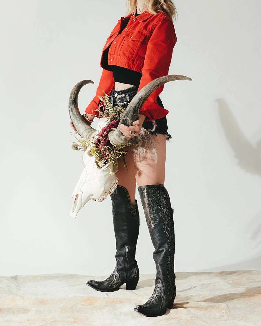 Corral Women's Overlay Tall Top Western Boots 4 Corral Women's Overlay Tall Top Western Boots - Image 2