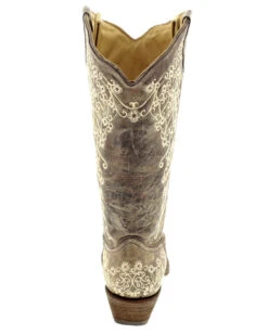 Corral Women's Crater Bone Embroidery Boots -Ladies Western Cowboy Shop 3 0ce69b00 727f 4727 9c5c 518413531699