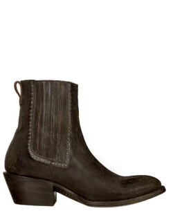 Lucchese Women's Adele Studded Gore Short Boots -Ladies Western Cowboy Shop 3 a92122d7 2db1 45db aa4a ac00d3528420