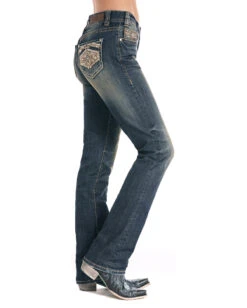 Women's Aztec Embroidered Boyfriend Fit Jeans 8 Women's Aztec Embroidered Boyfriend Fit Jeans -Ladies Western Cowboy Shop 3 b2463a83 0249 4c10 b00e b6accec6f653