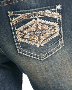 Women's Aztec Embroidered Boyfriend Fit Jeans 9 Women's Aztec Embroidered Boyfriend Fit Jeans -Ladies Western Cowboy Shop 4 0ea112ee 606a 4662 a51c 517f3c906eb2