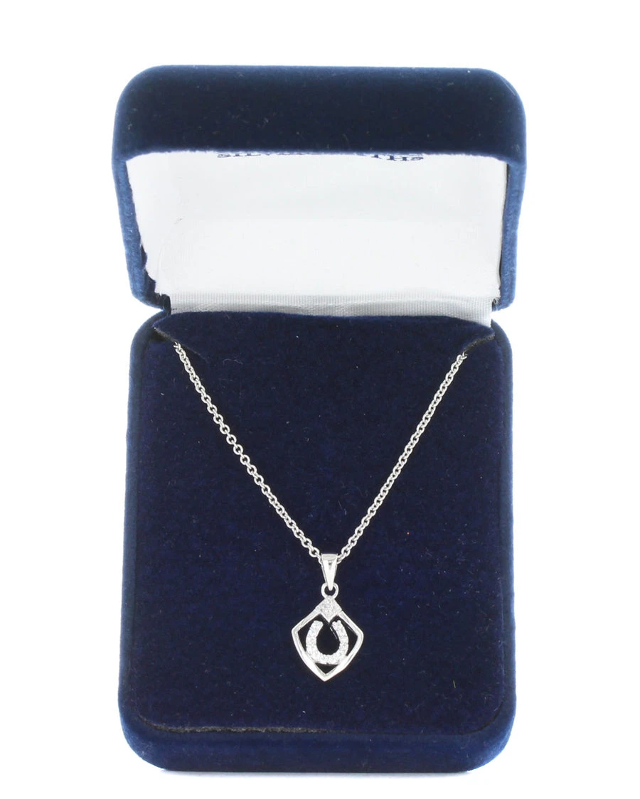 Montana Silversmiths Shielded In Horseshoes Necklace 6 Montana Silversmiths Shielded In Horseshoes Necklace - Image 4