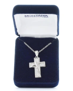 Montana Silversmiths Ribboned Cross Necklace -Ladies Western Cowboy Shop 4 a7e76258 d75b 41be a868 e2887dffdaa3