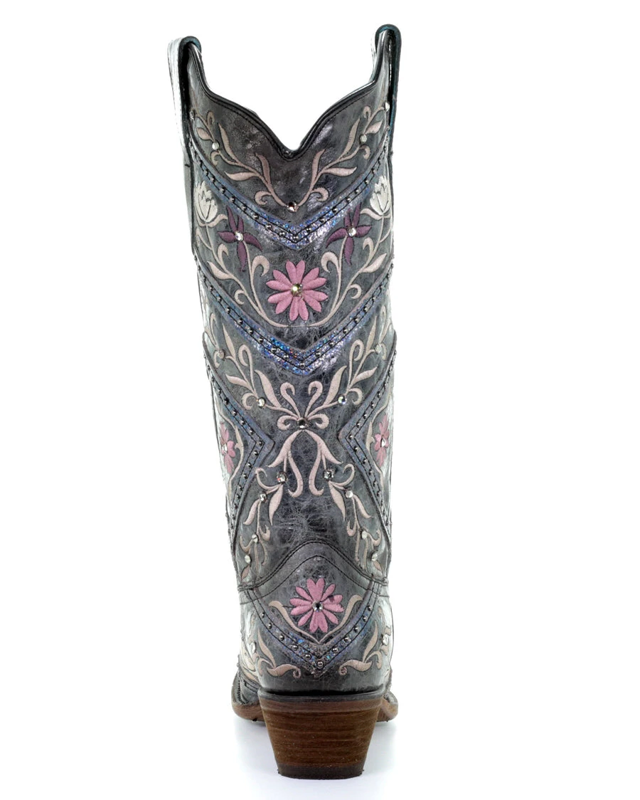 Corral Women's Heavy Floral Embroidered Boots 6 Corral Women's Heavy Floral Embroidered Boots - Image 4