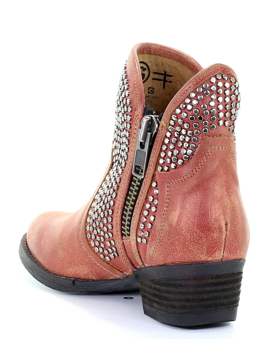 Corral Women's Studded Fashion Ankle Boots - Red 7 Corral Women's Studded Fashion Ankle Boots - Red - Image 5