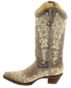 Corral Women's Crater Bone Embroidery Boots -Ladies Western Cowboy Shop 5 6e381bf9 628a 4fc5 9673 496c653b58b4