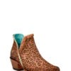 Corral Women's Leopard Studded Ankle Boots