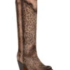 Corral Women's Leopard Studded Tall Top Western Boots -Ladies Western Cowboy Shop 900 0006 C3789 boot 03