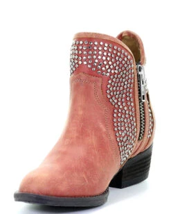 Corral Women's Studded Fashion Ankle Boots - Red 22 Corral Women's Studded Fashion Ankle Boots - Red -Ladies Western Cowboy Shop 9 0859a32a 2d55 49f9 8937 2758249c54be
