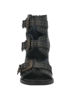 Dingo Women's Ziggy Leather Sandals 22 Dingo Women's Ziggy Leather Sandals -Ladies Western Cowboy Shop A 0064 DI787 Black 5