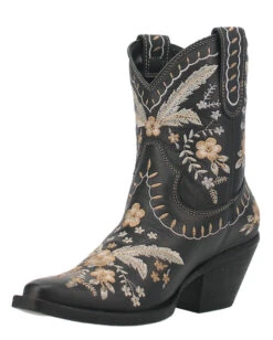 Dingo Women's Primrose Western Boots -Ladies Western Cowboy Shop A 0410 DI748 Black 8